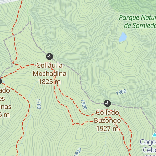 Map of Pico Cogollo
