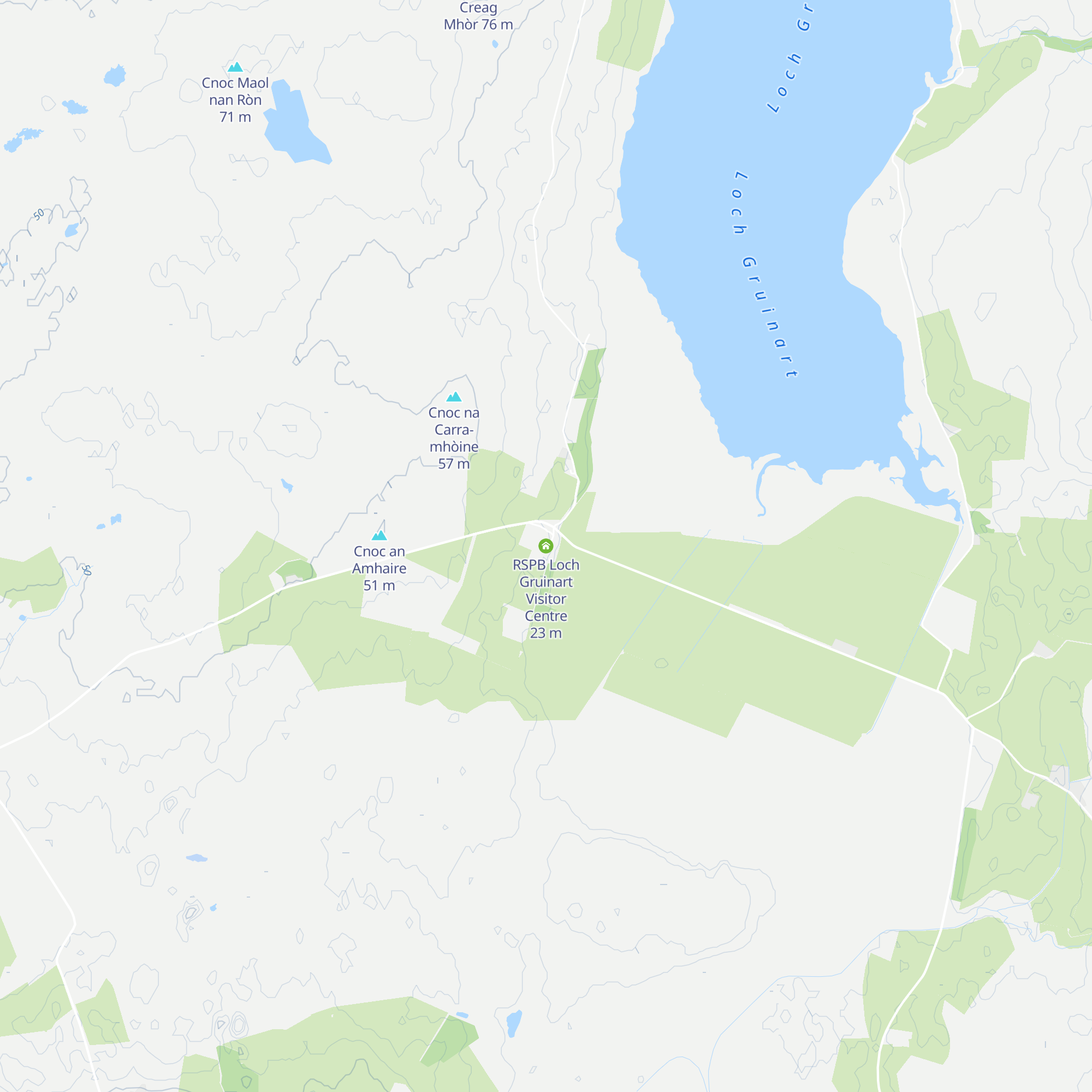 RSPB Loch Gruinart Visitor Centre map