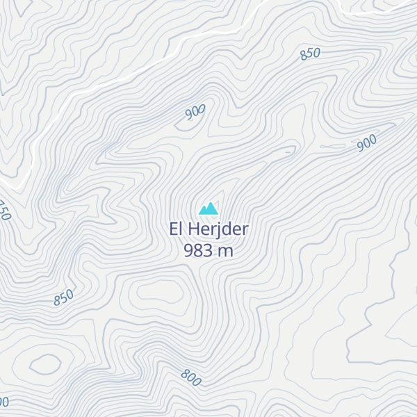 Map of El Herjder