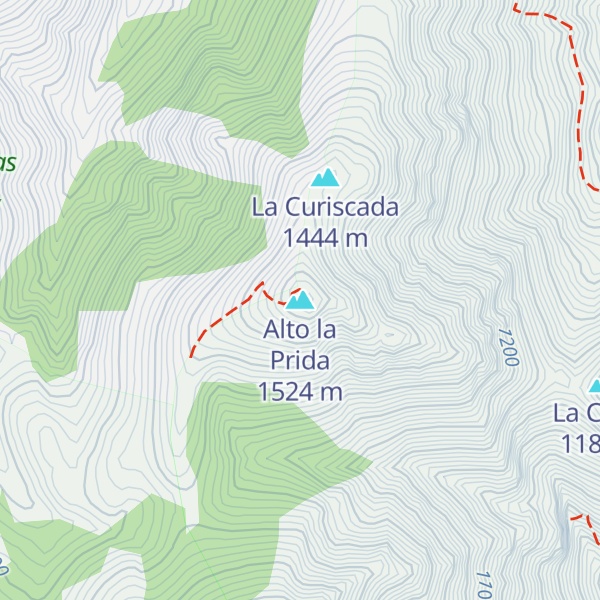 Map of Alto la Prida