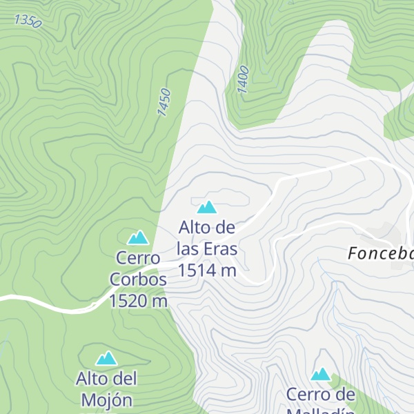 Map of Alto de las Eras