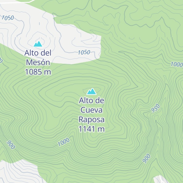 Map of Alto de Cueva Raposa