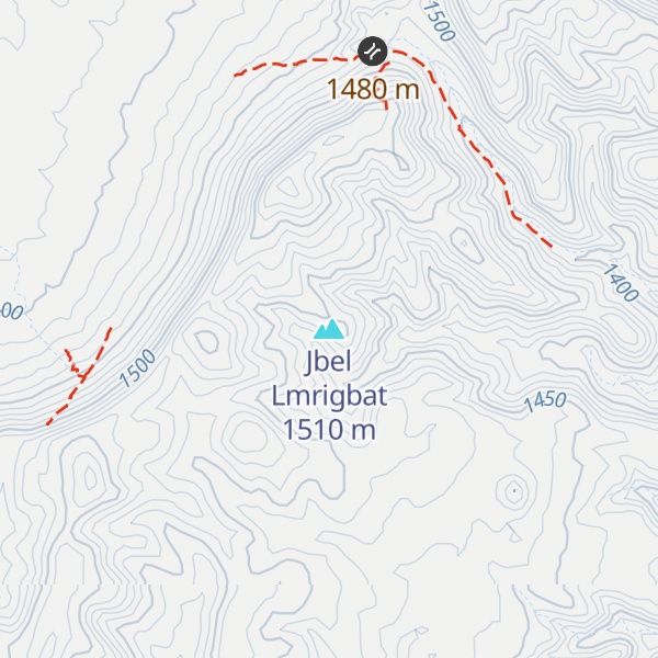 Map of Jbel Lmrigbat