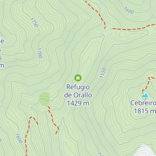 Map of Refugio de Orallo