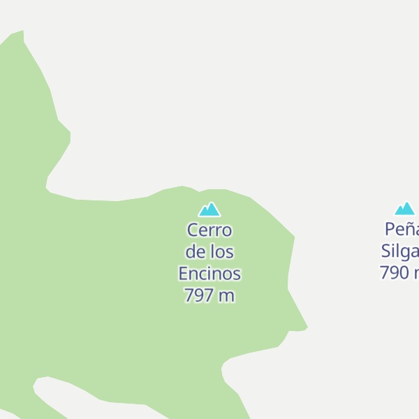 Map of Cerro de los Encinos