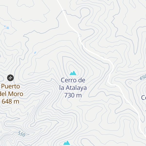 Map of Cerro de la Atalaya