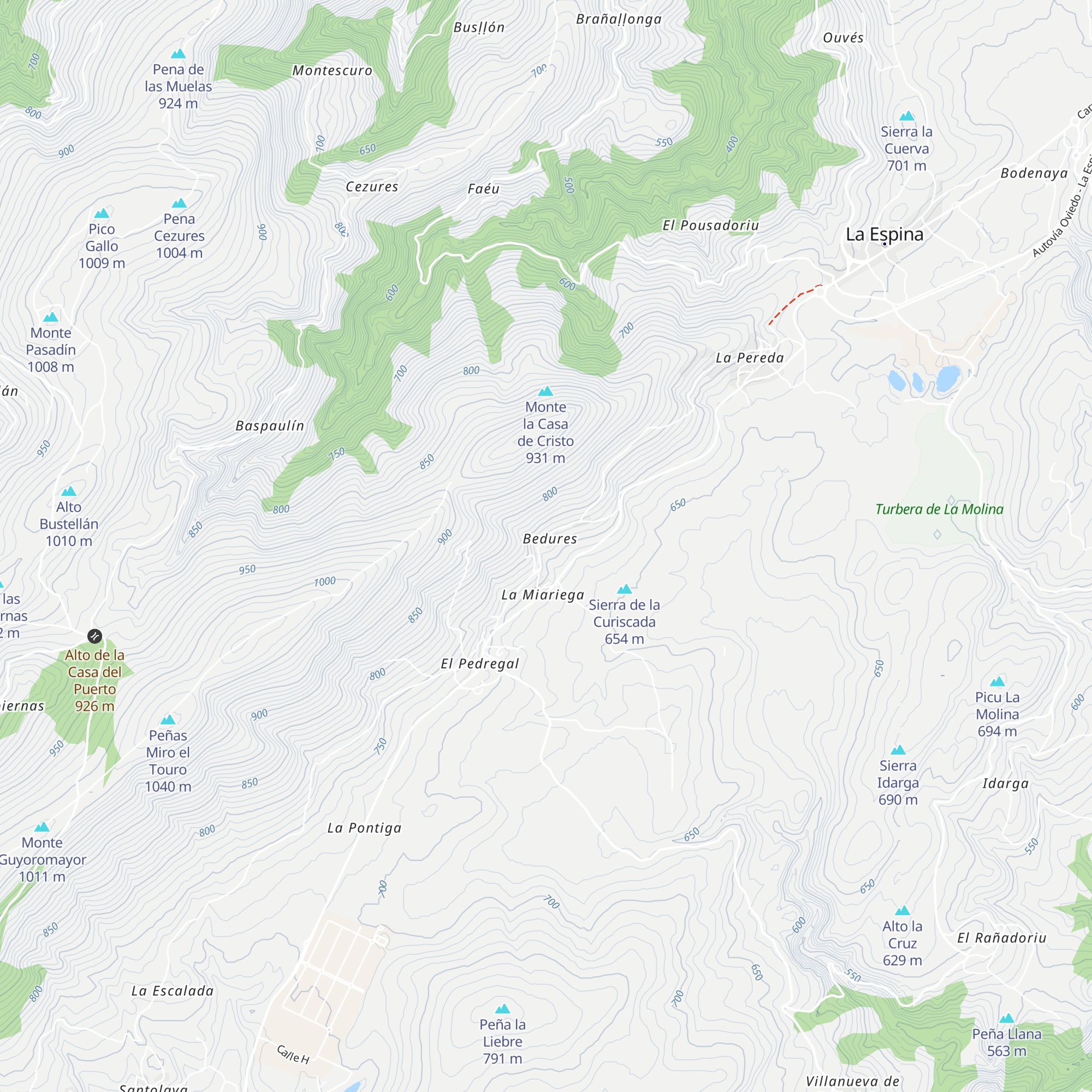 Bedures map