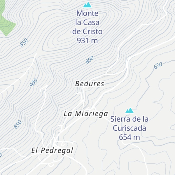 Map of Bedures