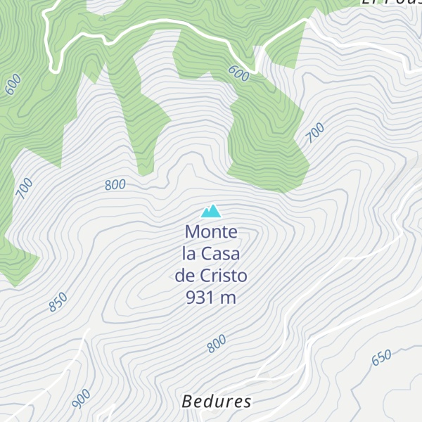 Map of Monte la Casa de Cristo