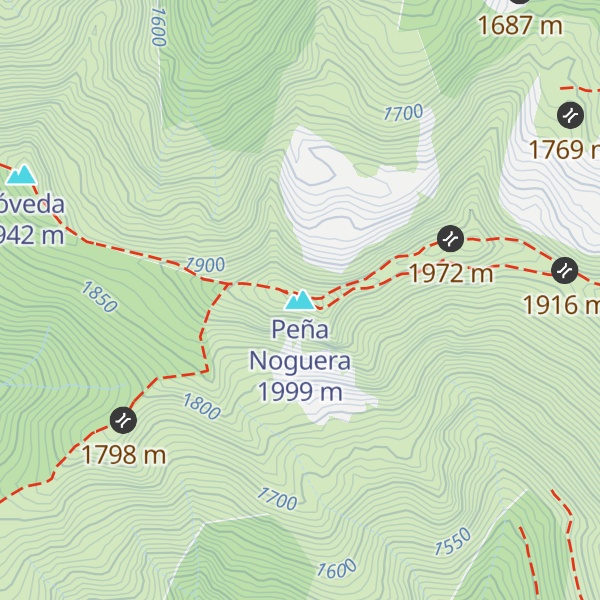 Map of Peña Noguera