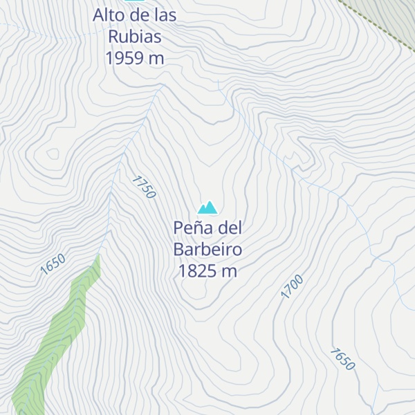 Map of Peña del Barbeiro