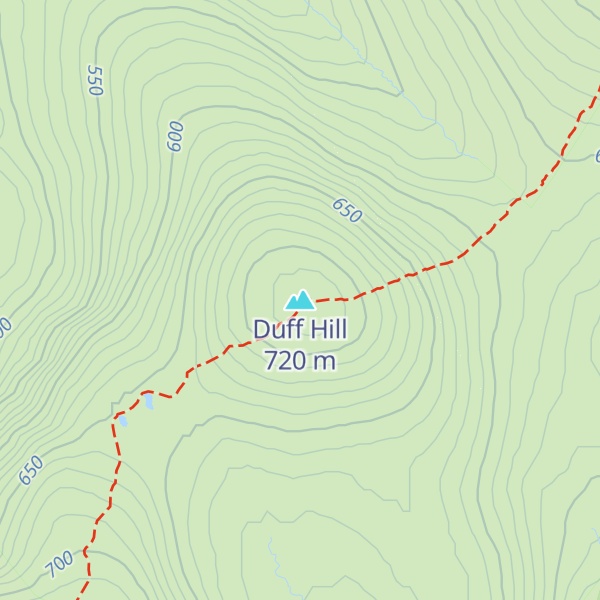 Map of Duff Hill