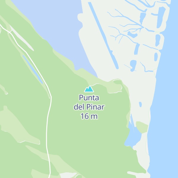Map of Punta del Pinar