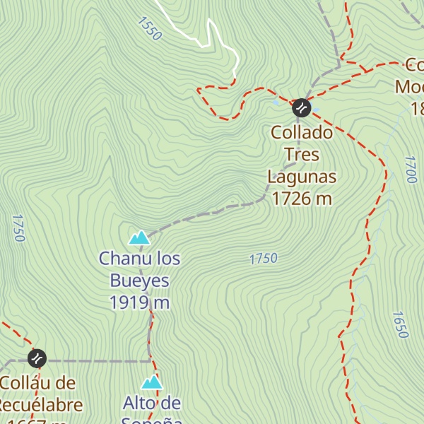 Map of Los Corros
