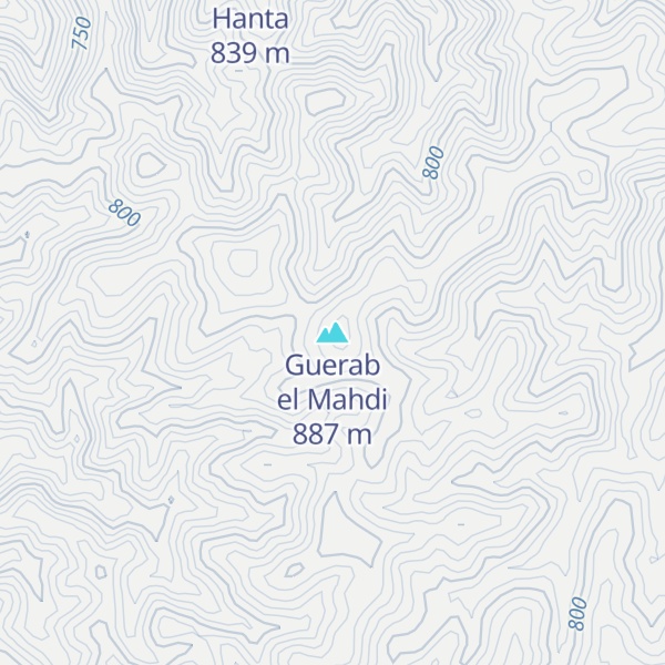 Map of Guerab el Mahdi