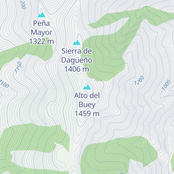 Map of Alto del Buey