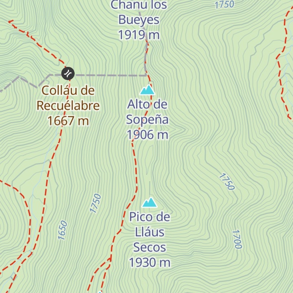 Map of Pico la Machada