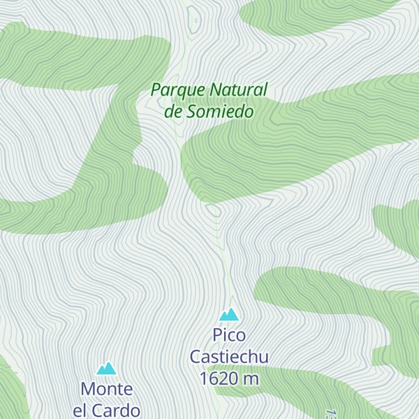 Map of El Piensu
