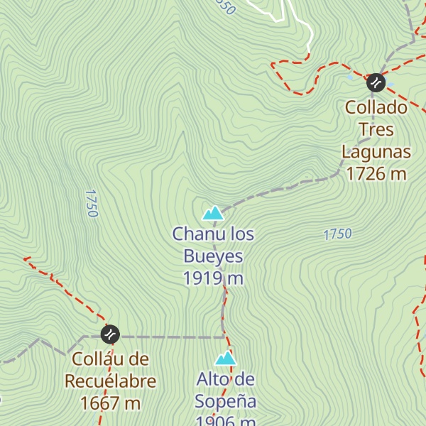 Map of Chanu los Bueyes