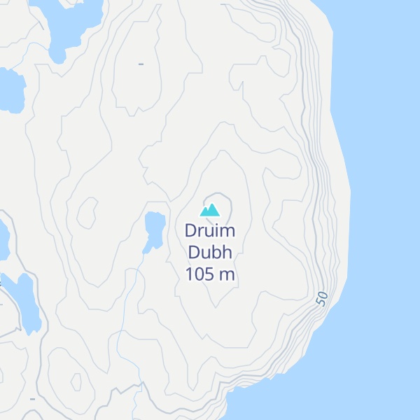 Map of Druim Dubh