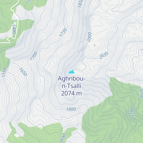 Map of Aghnbou-n-Tsalli