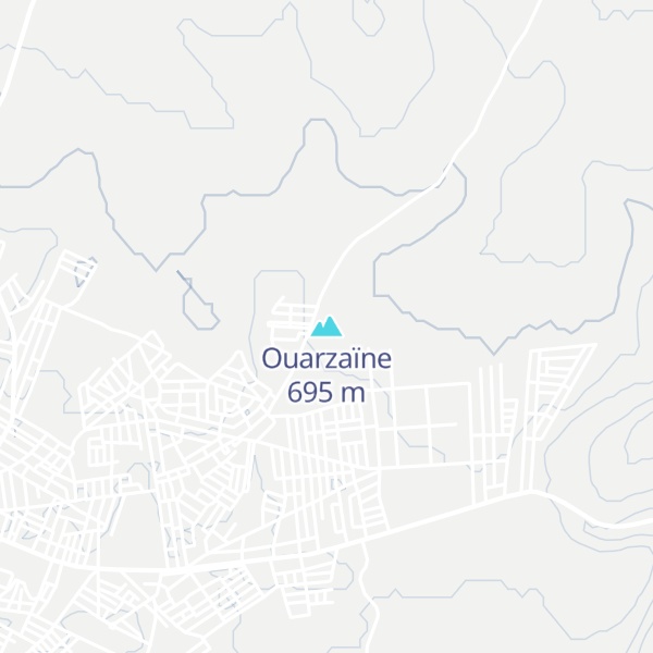 Map of Ouarzaïne