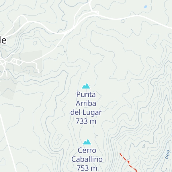 Map of Punta Arriba del Lugar