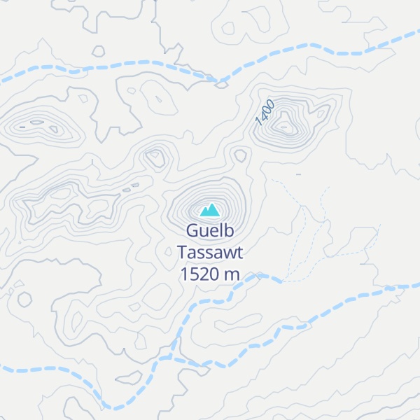 Map of Guelb Tassawt
