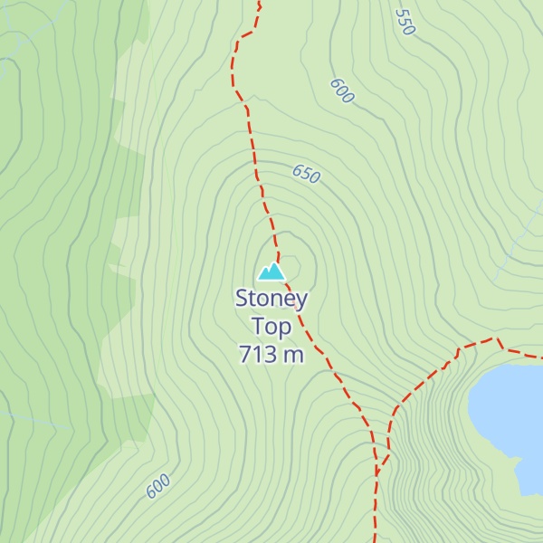 Map of Stoney Top