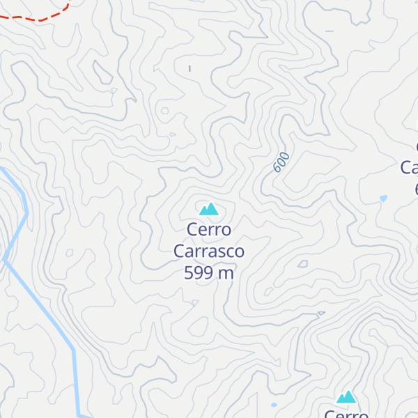 Map of Cerro Carrasco