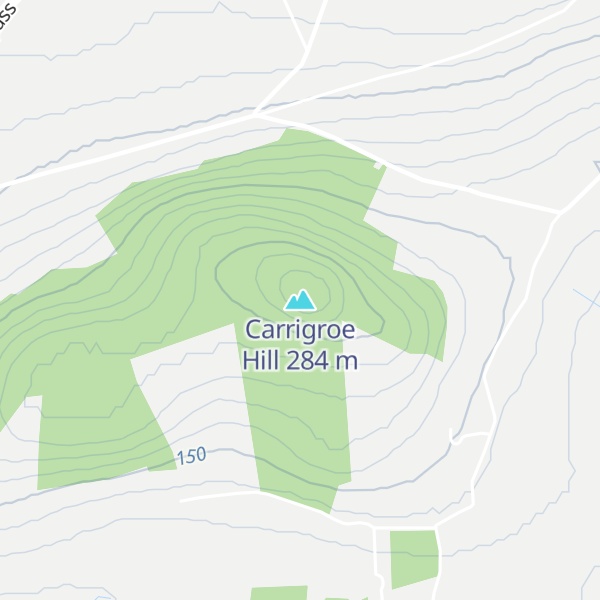 Map of Carrigroe Hill