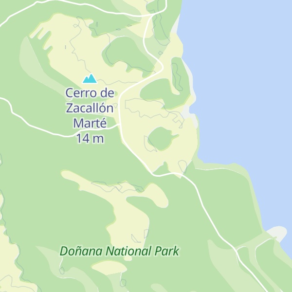 Map of Cerro de la Raya