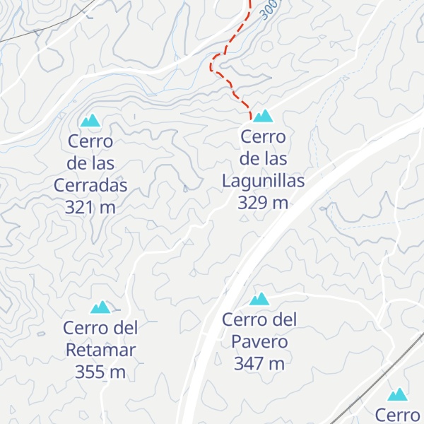 Map of Área de descanso al peregrino