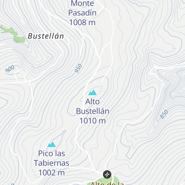 Map of Alto Bustellán