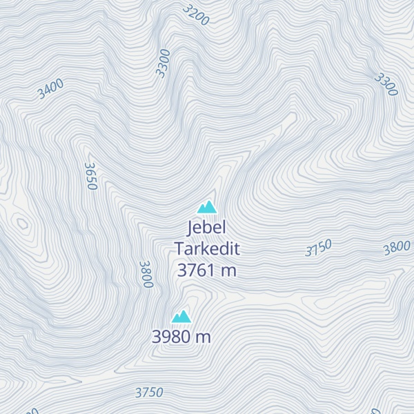 Map of Jebel Tarkedit