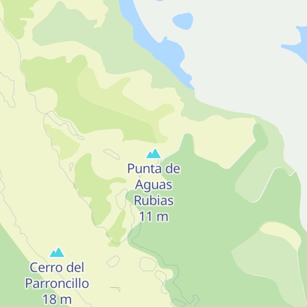 Map of Punta de Aguas Rubias