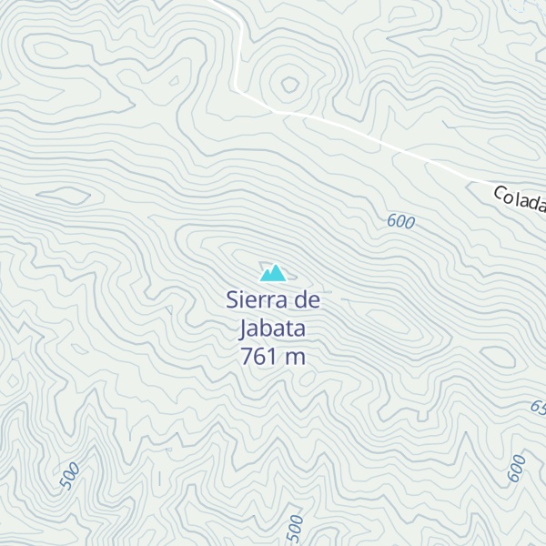 Map of Sierra de Jabata