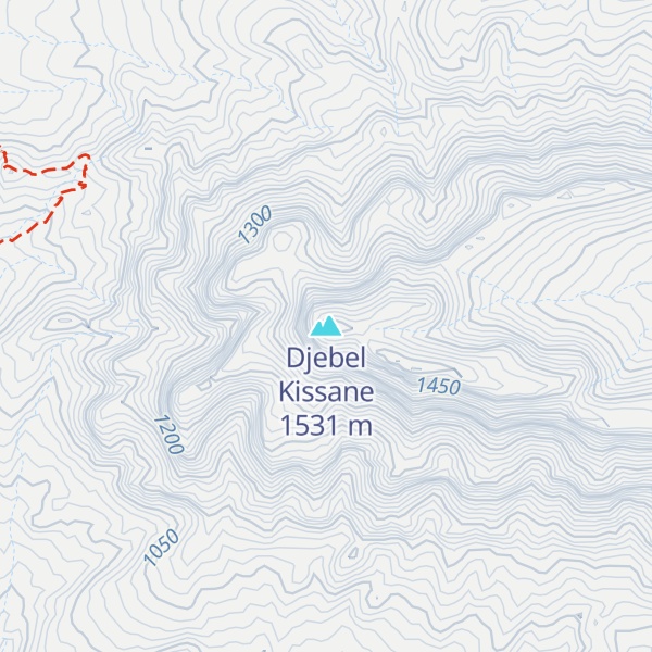 Map of Djebel Kissane