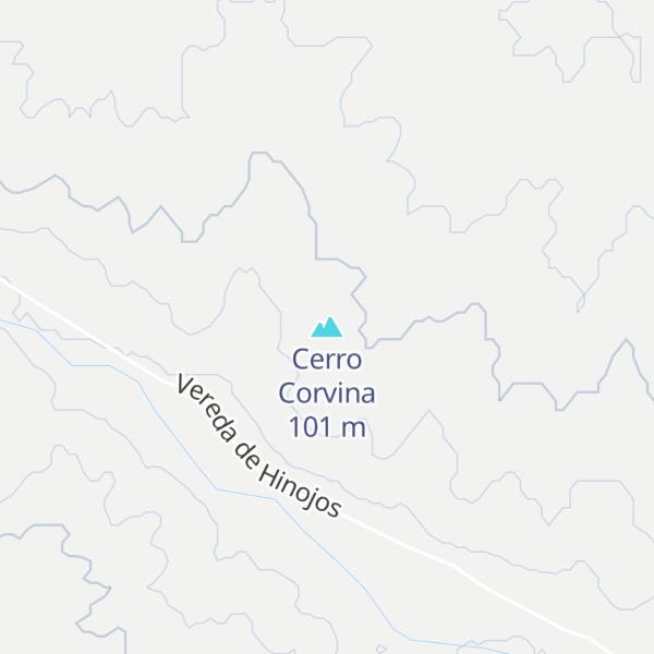 Map of Cerro Corvina