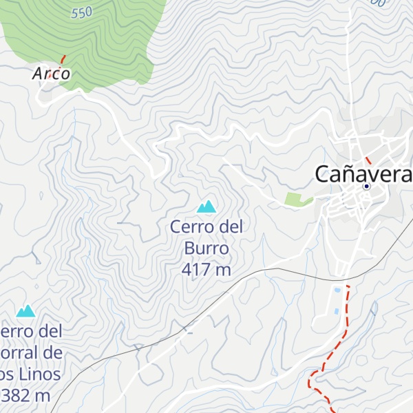 Map of Cerro del Burro