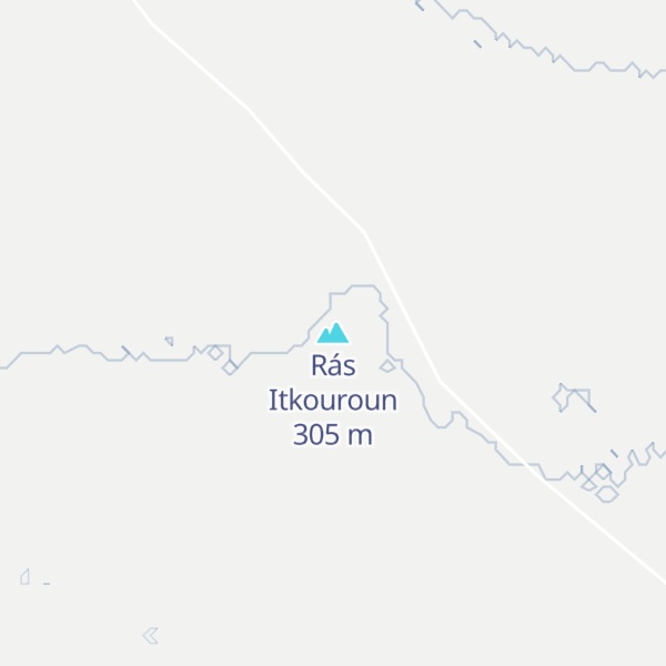 Map of Rás Itkouroun