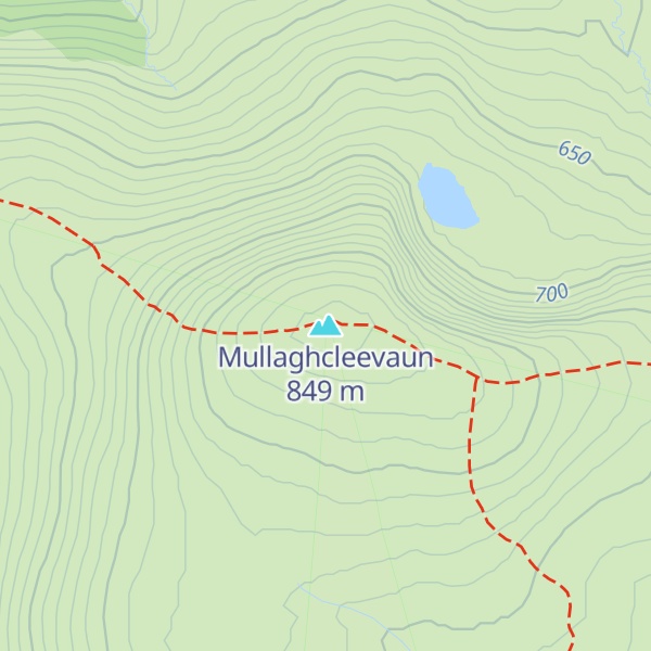 Map of Mullaghcleevaun