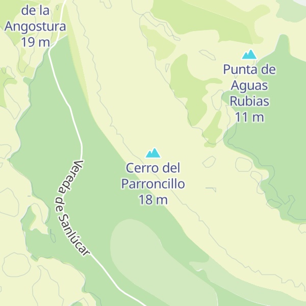 Map of Cerro del Parroncillo