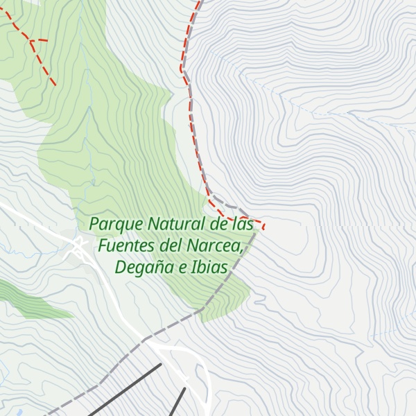 Map of Peña del Miro Negro
