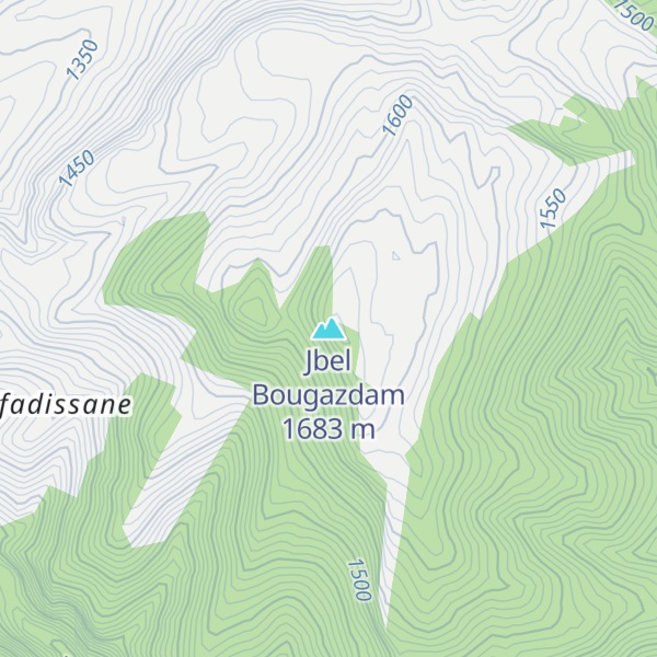 Map of Jbel Bougazdam