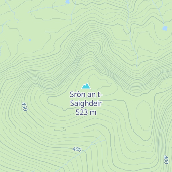 Map of Sròn an t-Saighdeir