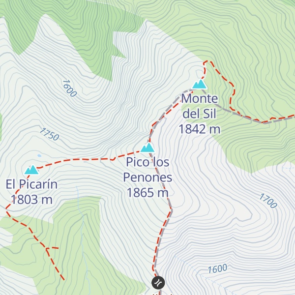 Map of Pico los Penones