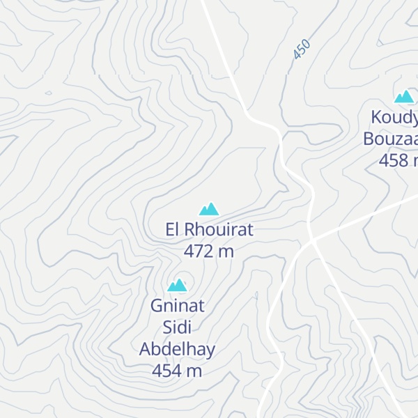 Map of El Rhouirat