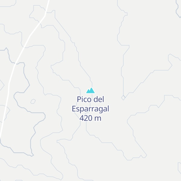 Map of Pico del Esparragal
