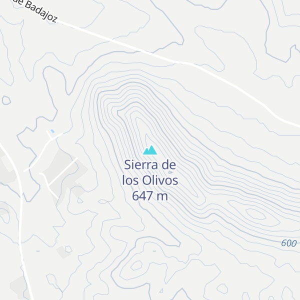 Map of Sierra de los Olivos